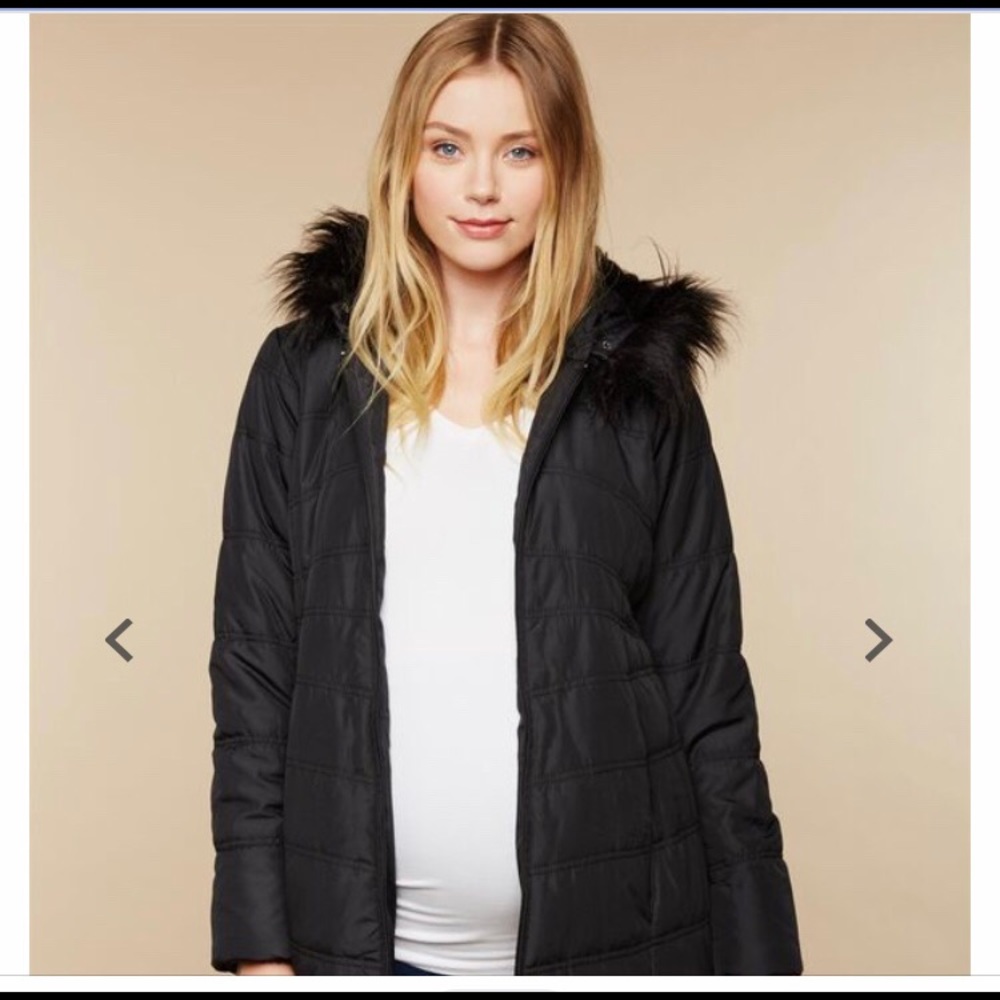 Motherhood maternity winter coat